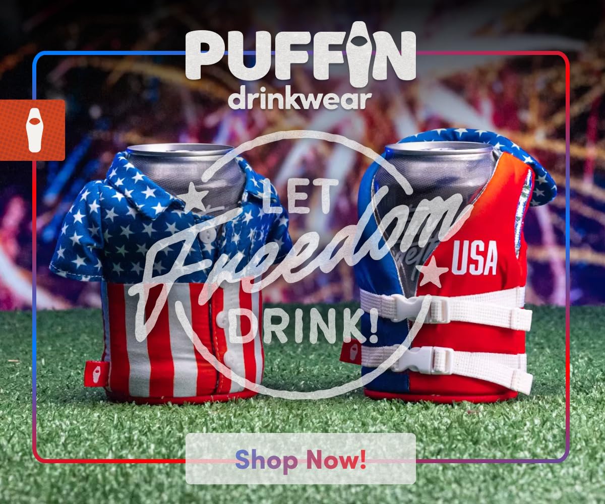 Puffin Camisa Libertad regalo ideal para amantes de bebidas frías.