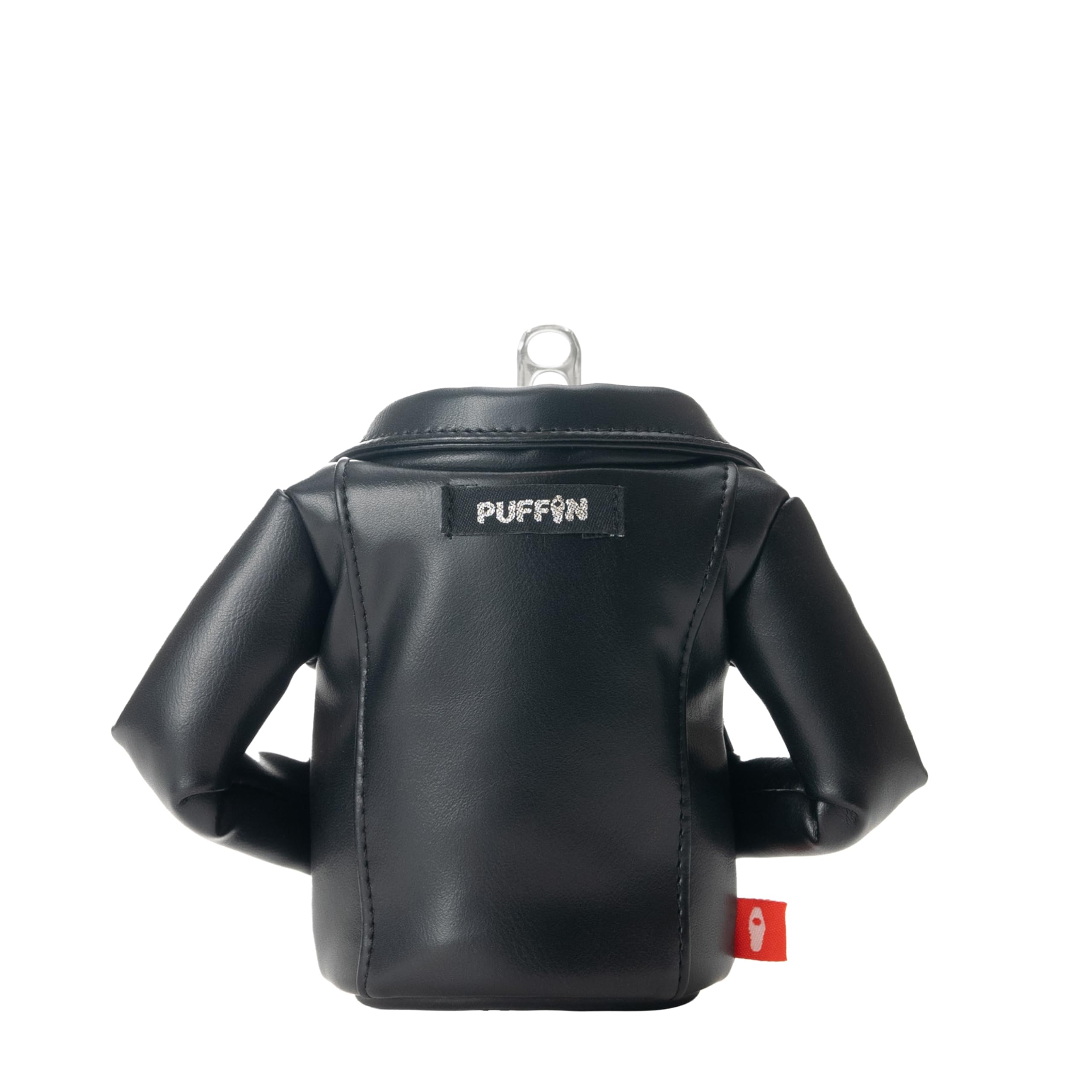 Puffin versátil para latas 12oz, compatible con diversas bebidas.