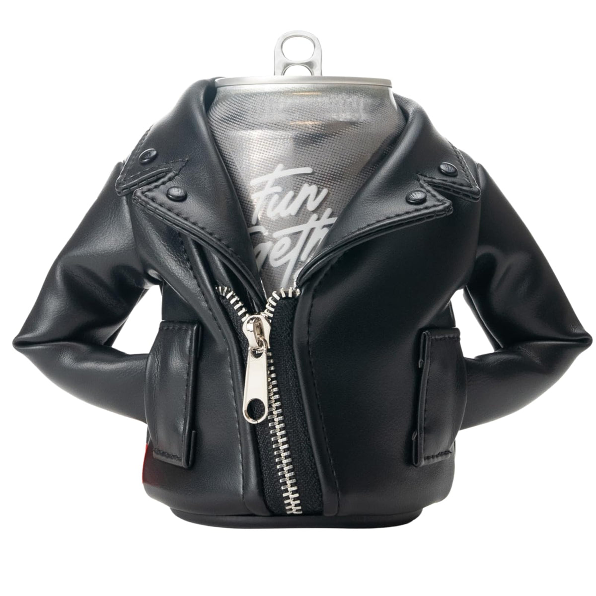 Puffin Rebel chaqueta de cuero aislante para bebidas, ideal para mantenerlas frías en exteriores.