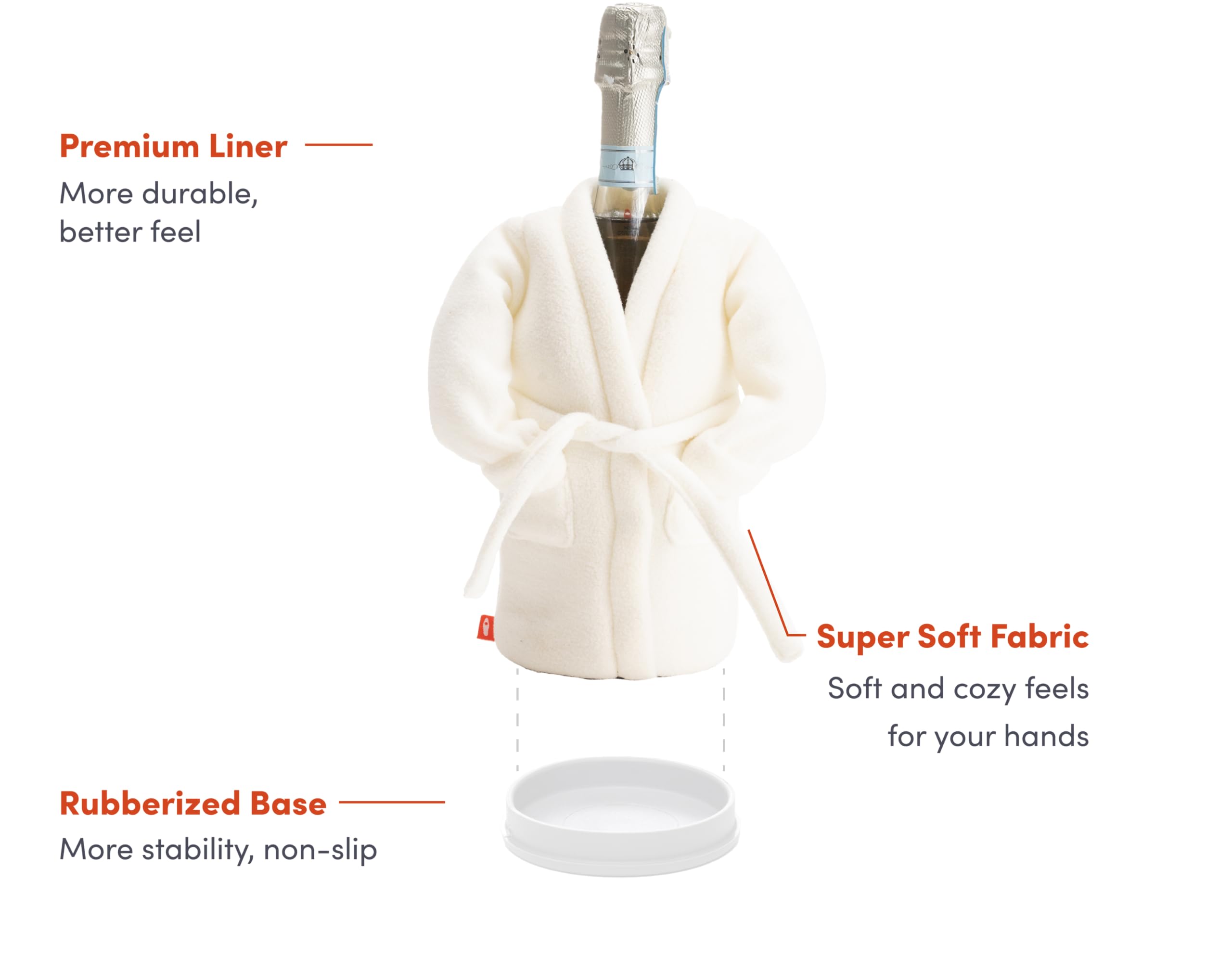 Puffin Resort Robe regalo-ideal sorprende a amantes de bebidas frías.
