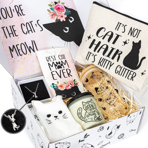 PuGez caja-regalos-gatos-amor: regalo ideal para amantes de gatos, con un toque tierno.