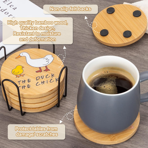 PuGez posavasos con diseños clásicos, añade estilo a la cocina.