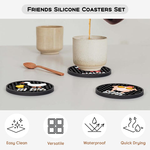 PuGezos posavasos de 3.9 pulgadas para vasos grandes.