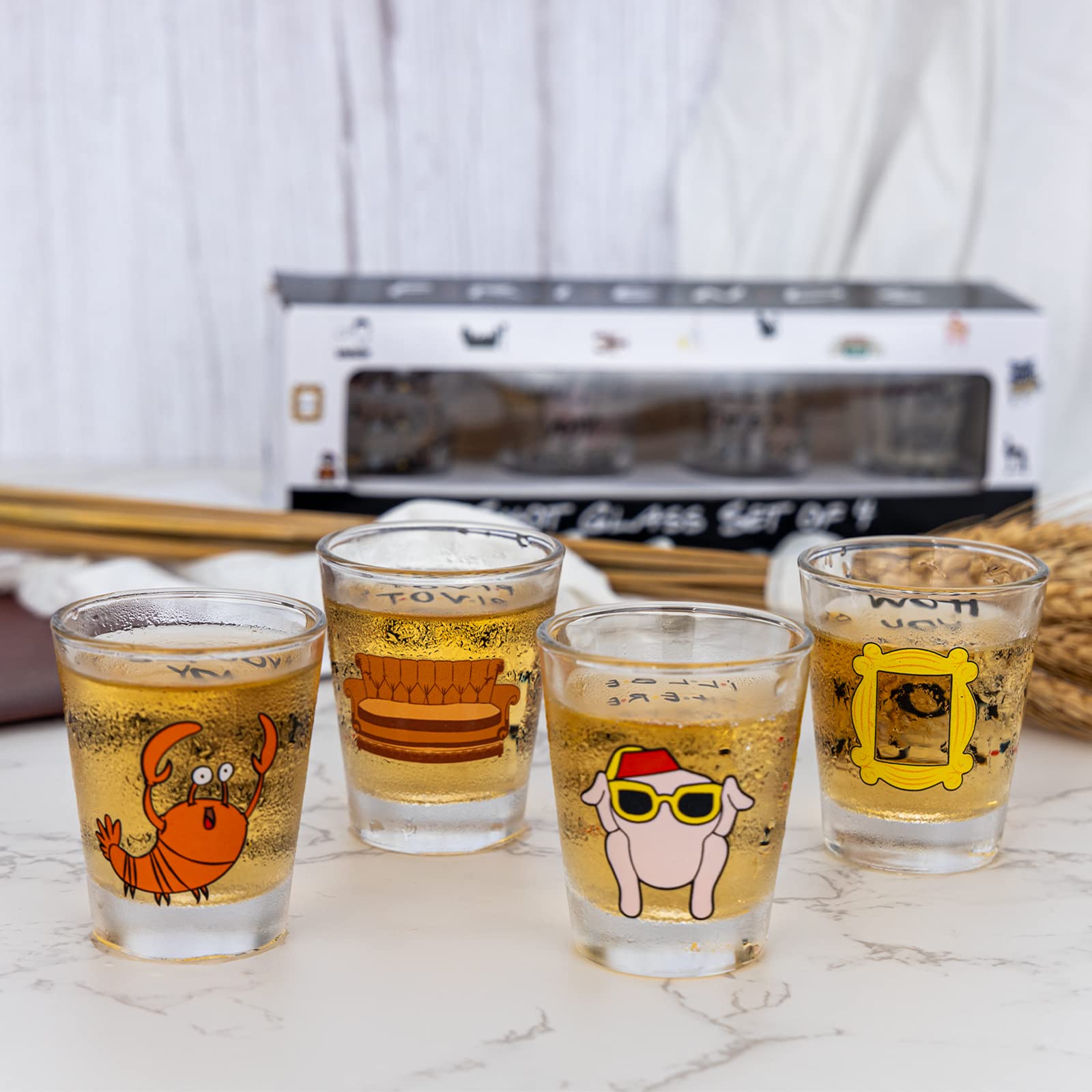 Vasos PuGez 1.5 oz con base sólida para evitar derrames.
