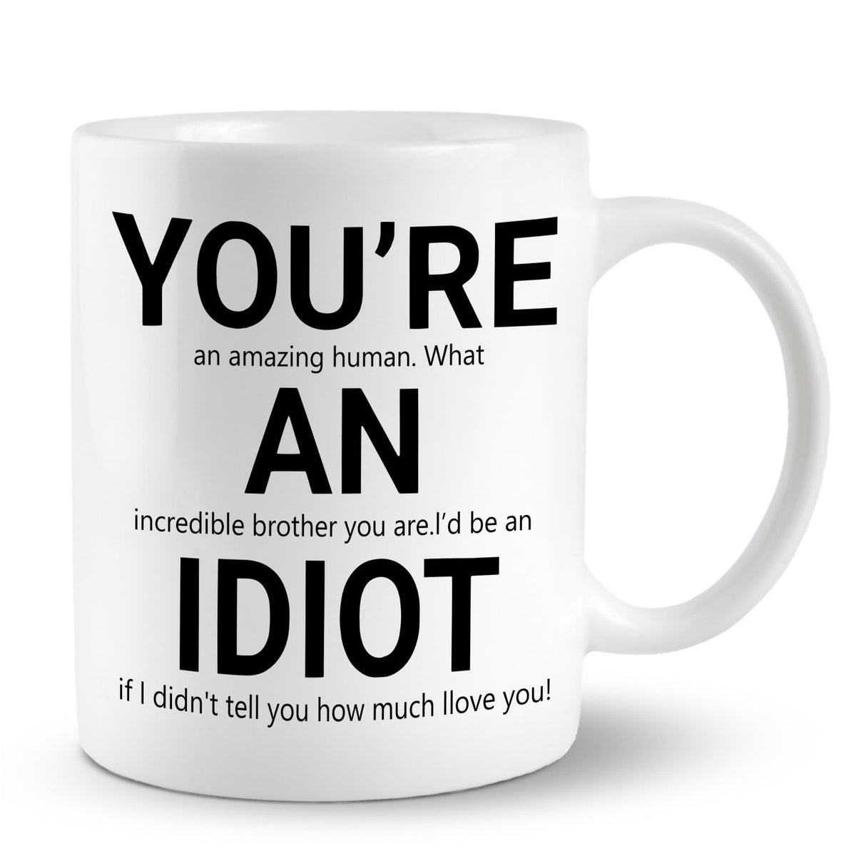 PUHEI taza cerámica 11 oz con impresión doble cara para uso diario en casa u oficina.