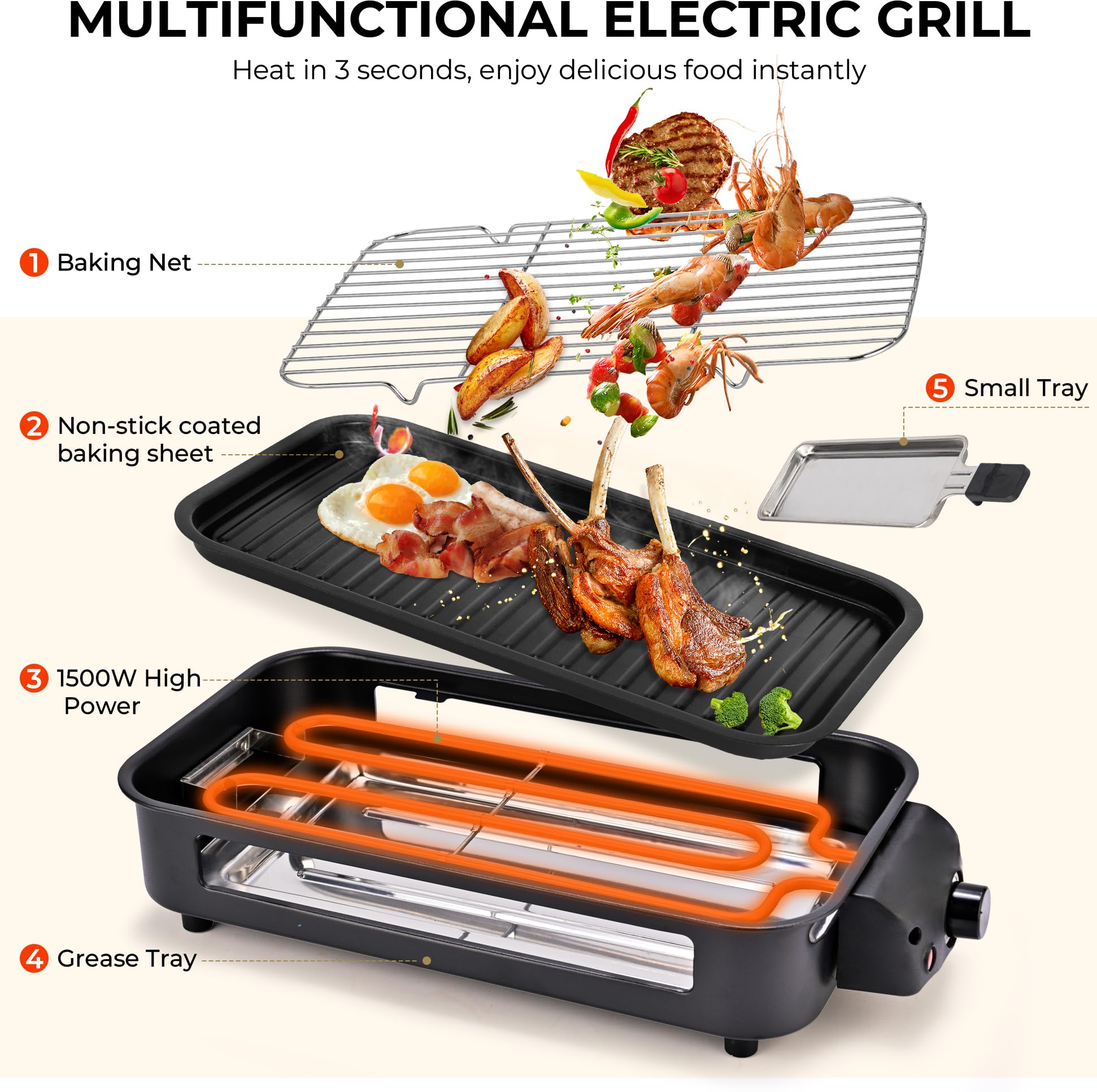 Pukomc tamaño compacto ideal para cocinas pequeñas y mesas compartidas.