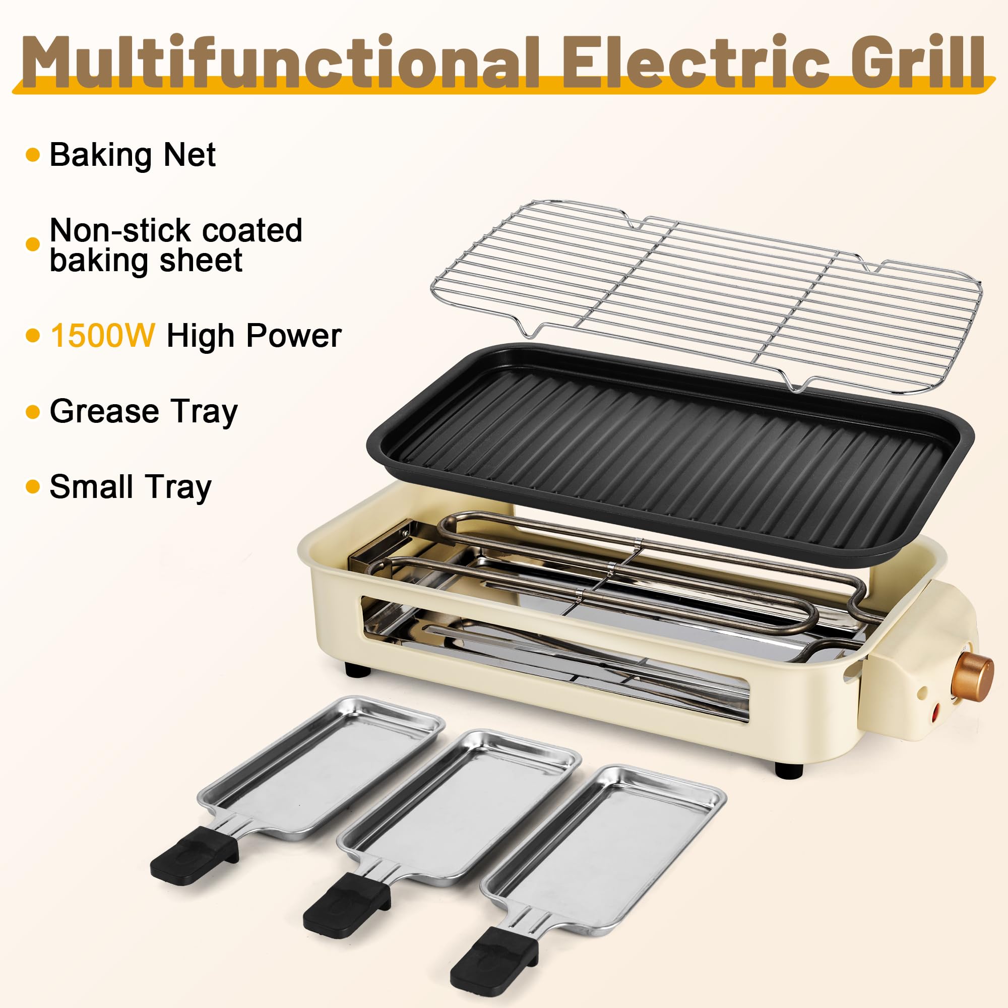 Pukomc placa de grill con rebordes reduce salpicaduras y grasa.