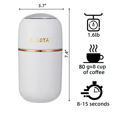 Puloya molinillo eléctrico de diseño compacto y ligero para la cocina.