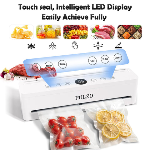 PULZO sistema 10 en 1 para sellar y conservar alimentos