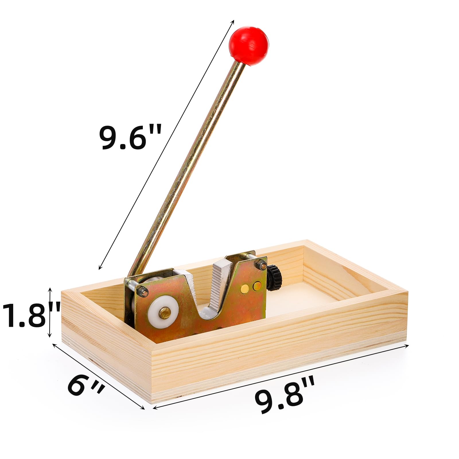 Ranura ajustable 0,5–1,2 pulgadas en el rompenueces Pumtus para diferentes tamaños de nueces.