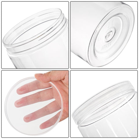 Pumtus jarras apilables para ahorro de espacio.