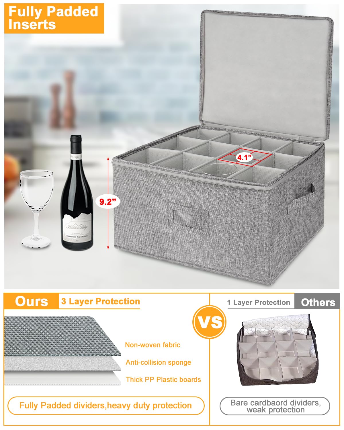punemi caja copas: diseño apilable para ahorro de espacio
