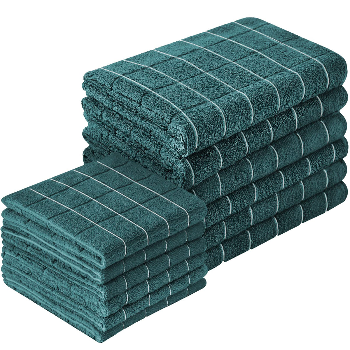 Puomue toallas microfibra cocina 26x18: absorben rápido para platos y superficies.