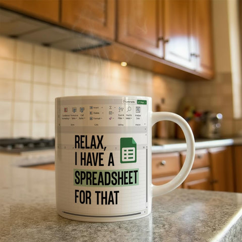 Taza de cerámica Puouoonyi de alta calidad, regalo elegante para contables.