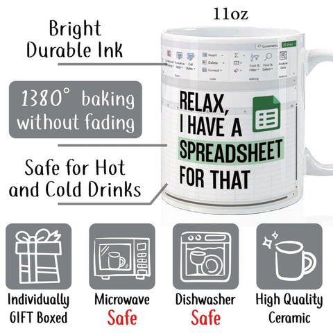 Taza Puouoonyi con impresión doble frente diseño duradero sin desvanecer.