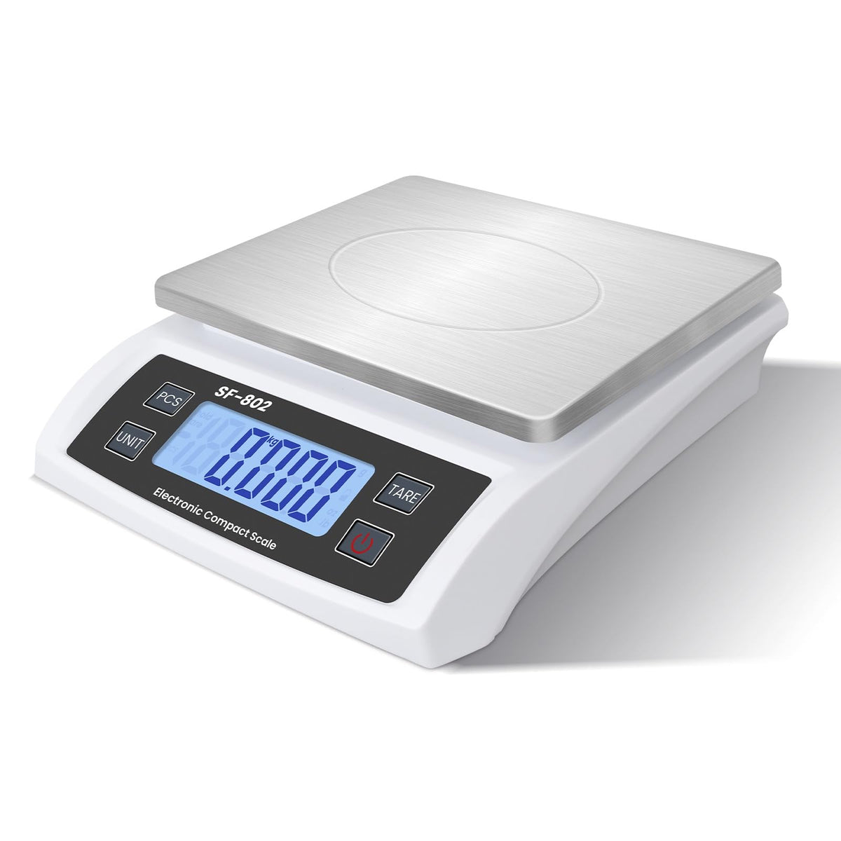 Puozult escala de cocina 30 kg frontal: lectura clara para hornear preciso.