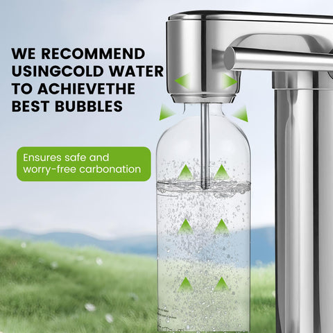 Pupdumm carbonatador-botella-pet-sin-bpa, ligera y segura.