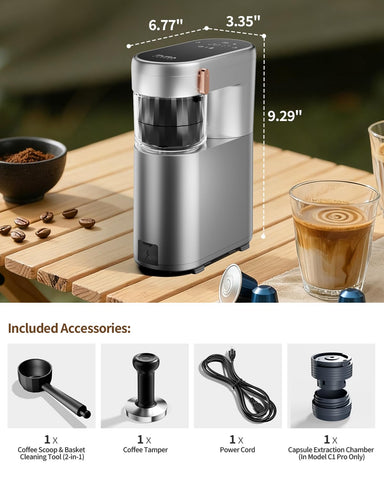 Pura Coffee C1 Pro: versátil para oficina y hogar, lista para espresso