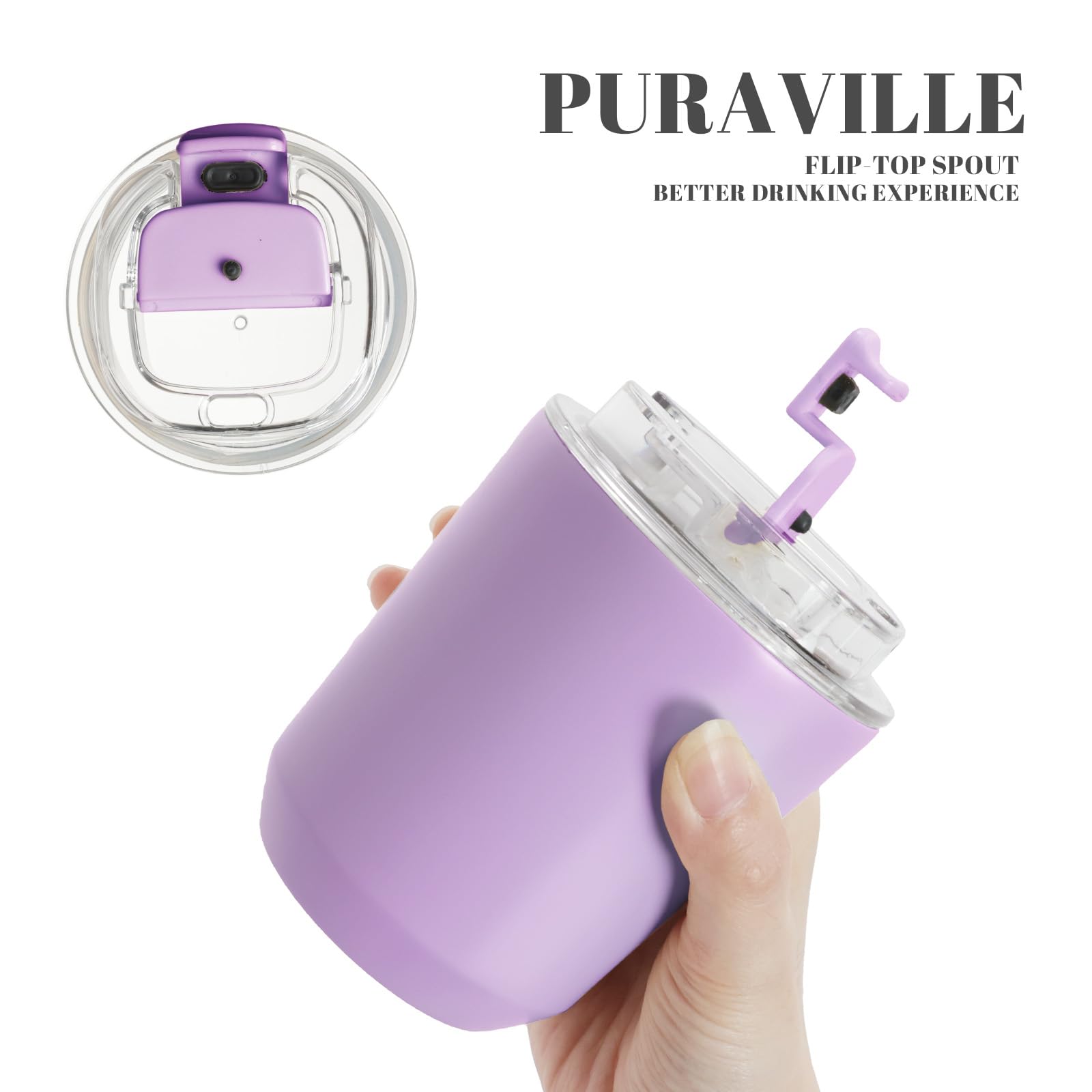 Puraville diseño compacto para viajes, cómodo en bolso o mano
