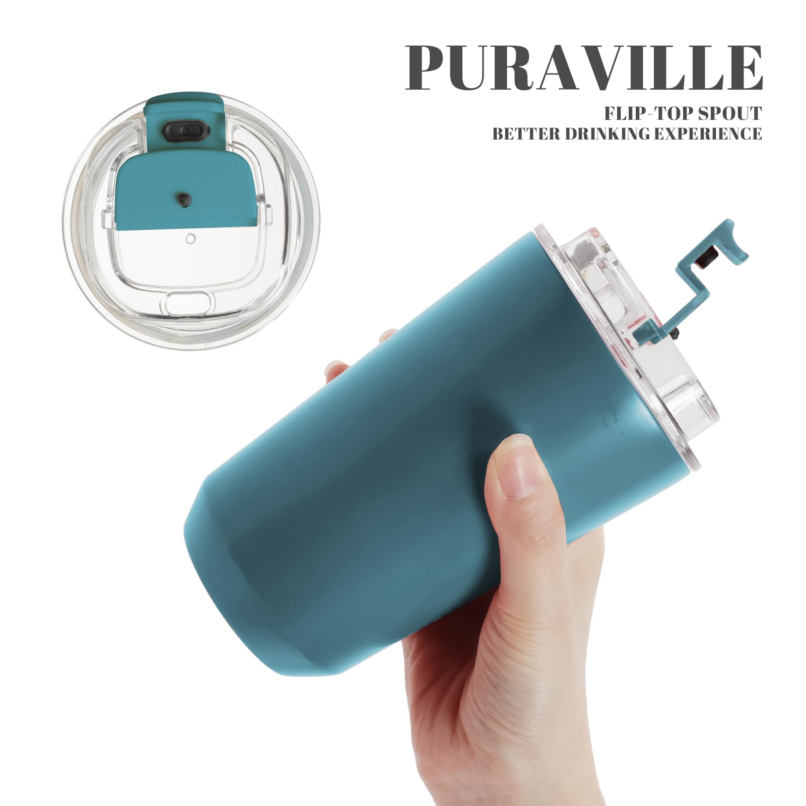 Puraville ofrece 14 oz y 10 oz para elegir