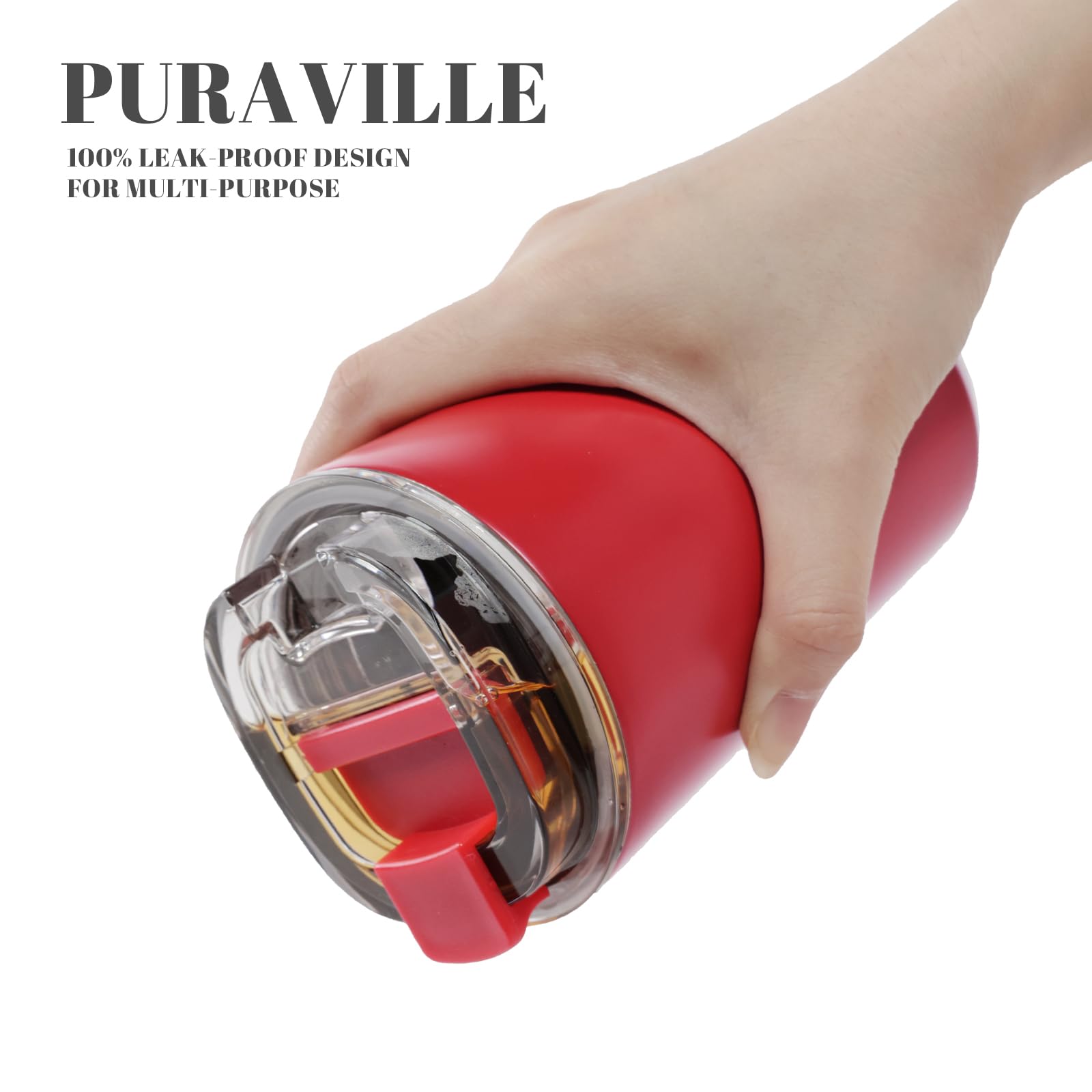 Puraville disponible en 14 oz y 10 oz para diferentes necesidades.
