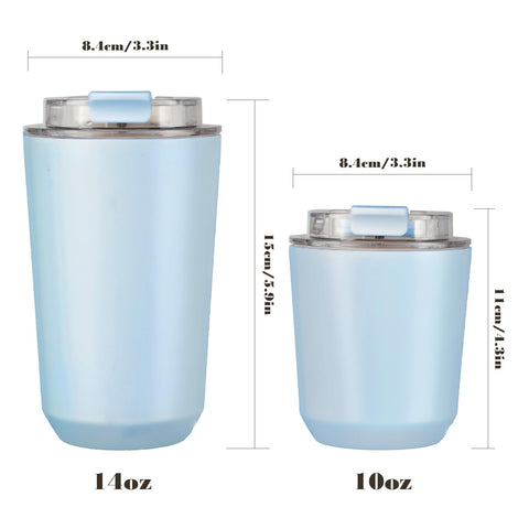 Puraville taza de viaje en acero inoxidable para beber caliente o frío todo el día.
