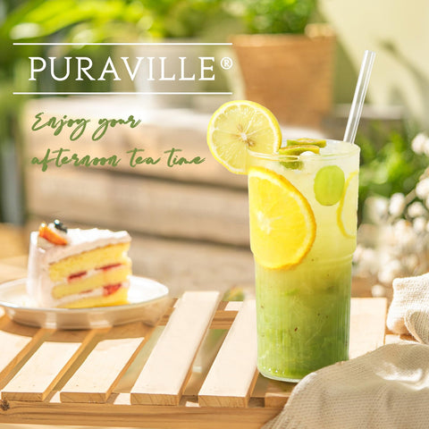 Conjunto de 2 vasos Puraville para bebidas frías y calientes