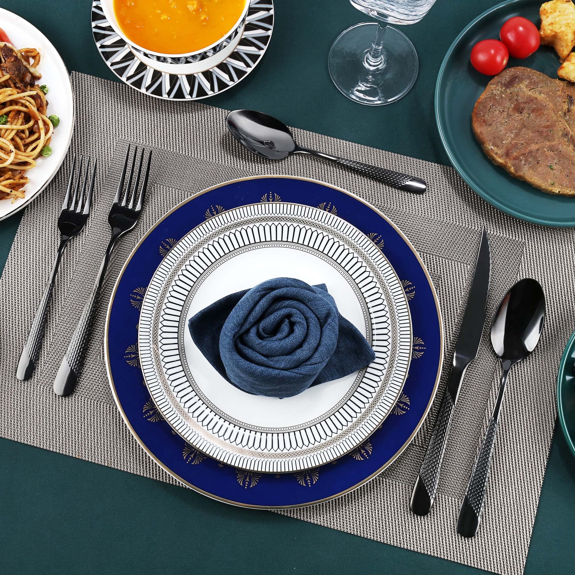 PUREAIN cubiertos regalo elegante para bodas y eventos