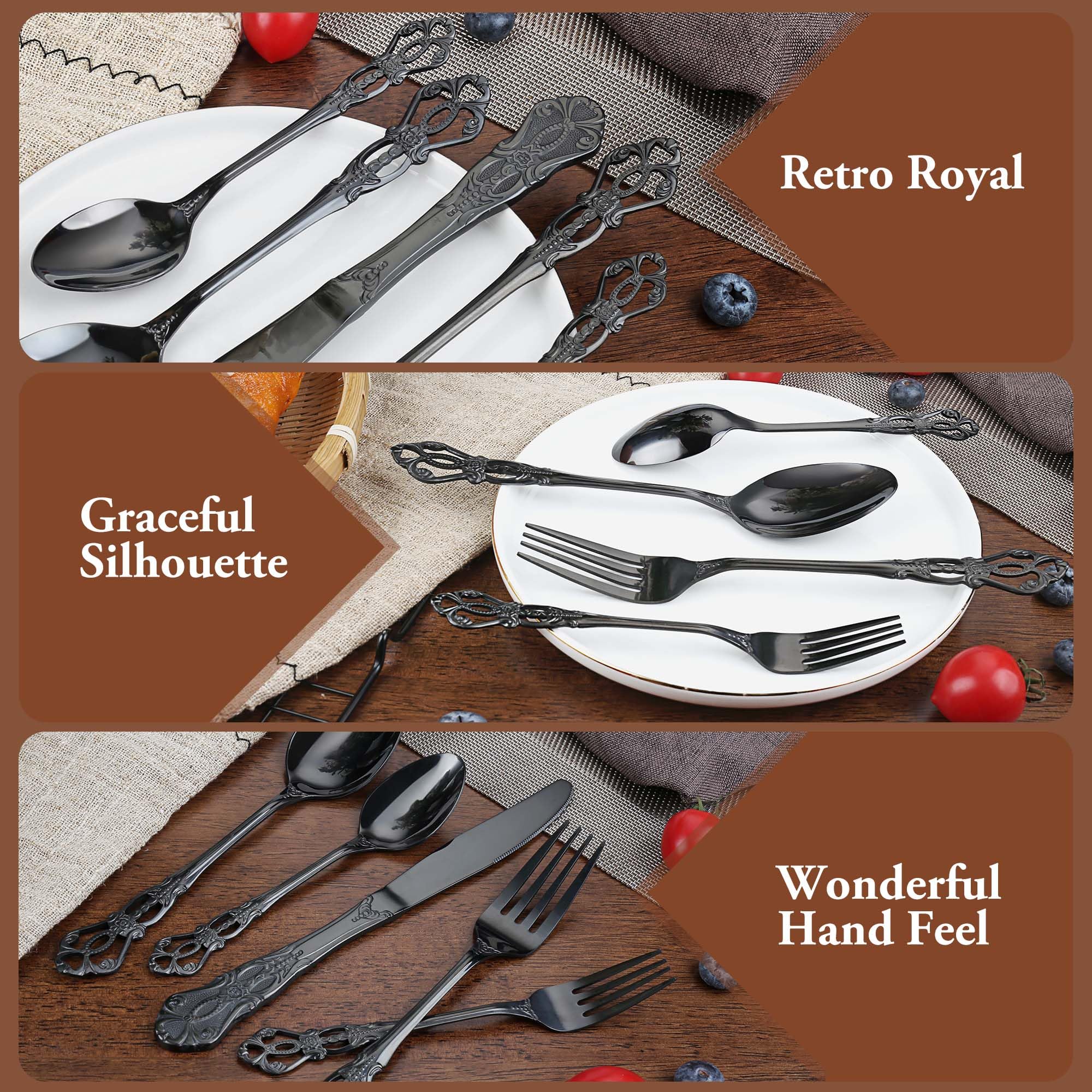 Pureain juego para 6 comensales en mesa elegante, perfecto para cenas.