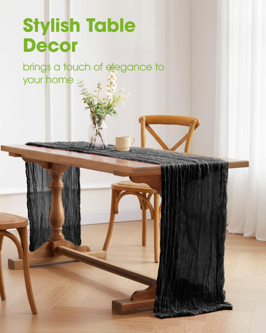 Pureegg mantel boho gasa queso, efecto vintage para eventos con estilo