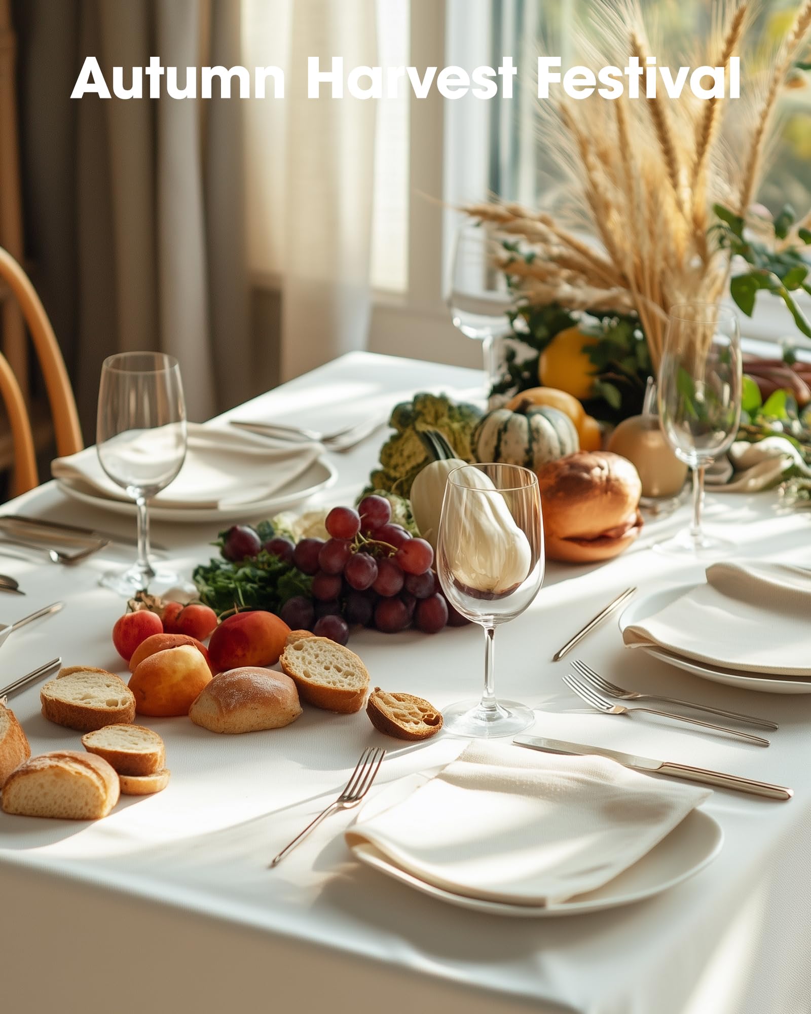 Mantel Pureegg diseño elegante, perfecto para cenas y reuniones formales.