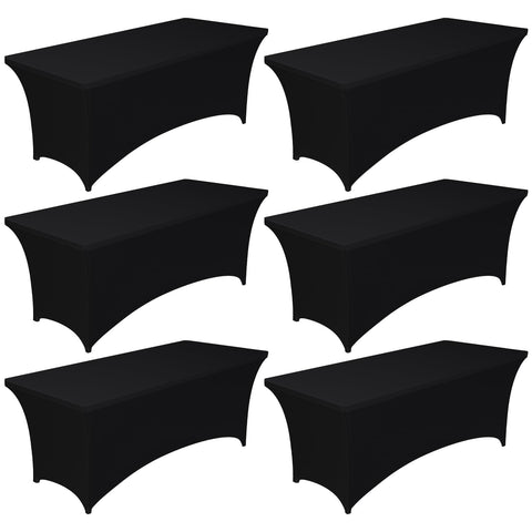 Pureegg mantel 6ft negro, ajuste perfecto y resistente a arrugas para exterior.