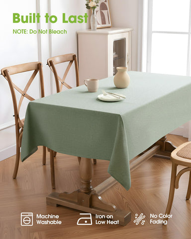 Mantel Pureegg con bordes enrollados acabado sofisticado para la mesa