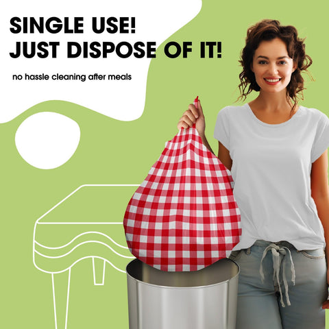 Mantel Pureegg para fiestas y picnics al exterior, protección rápida de la mesa.