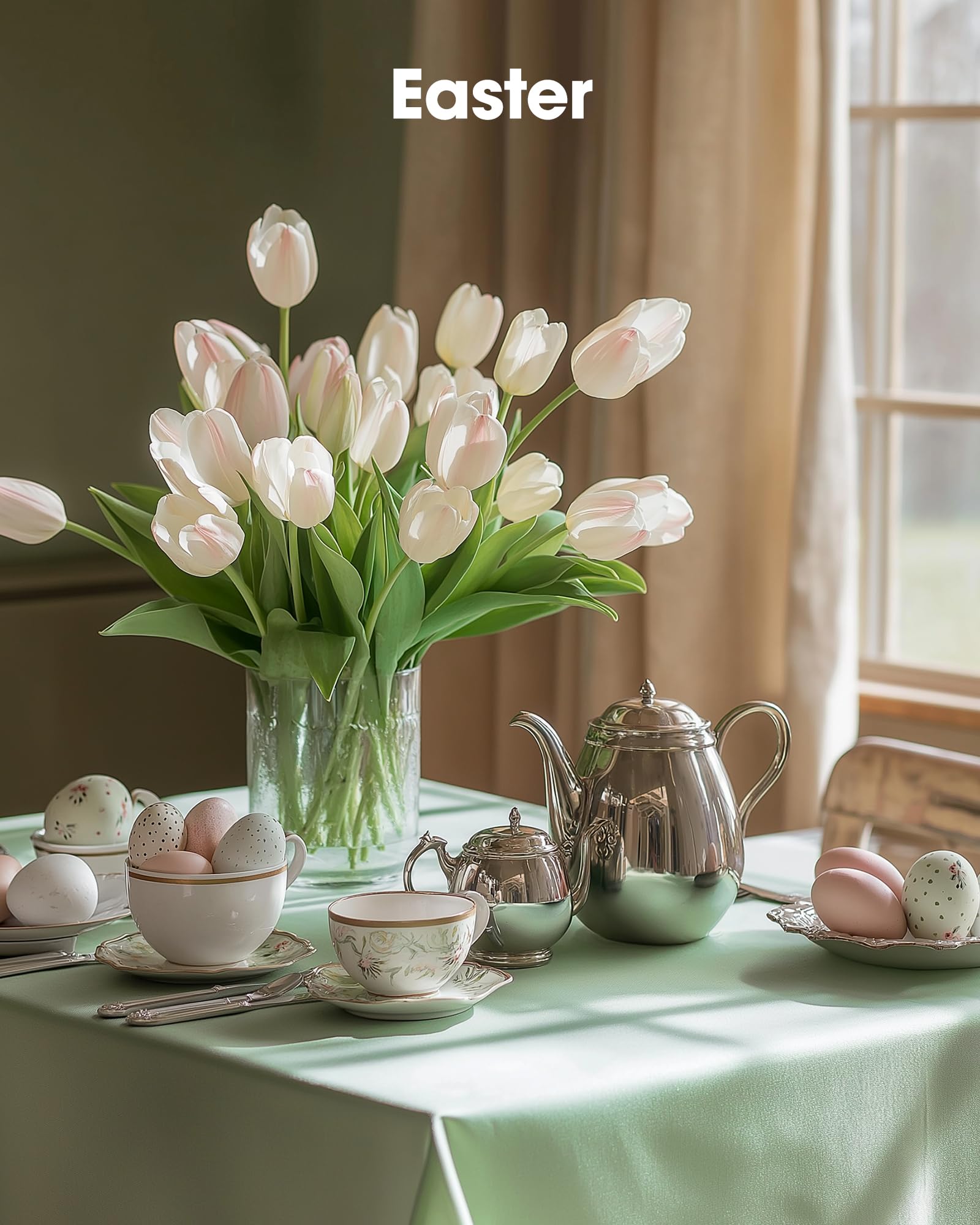 Pureegg mantel para bodas y eventos formales, acabado limpio.