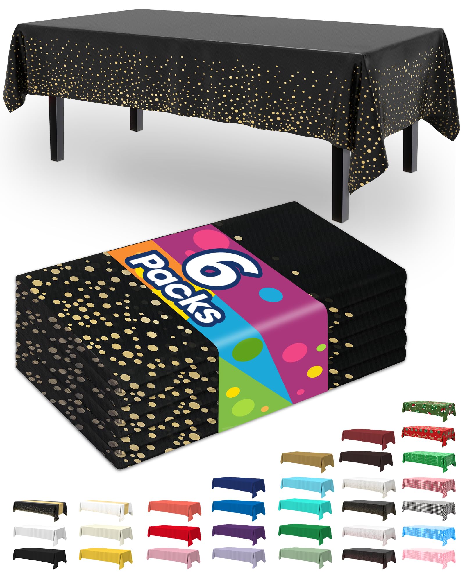 Mantel plástico desechable Pureegg 54x108 para fiestas, protección impermeable.