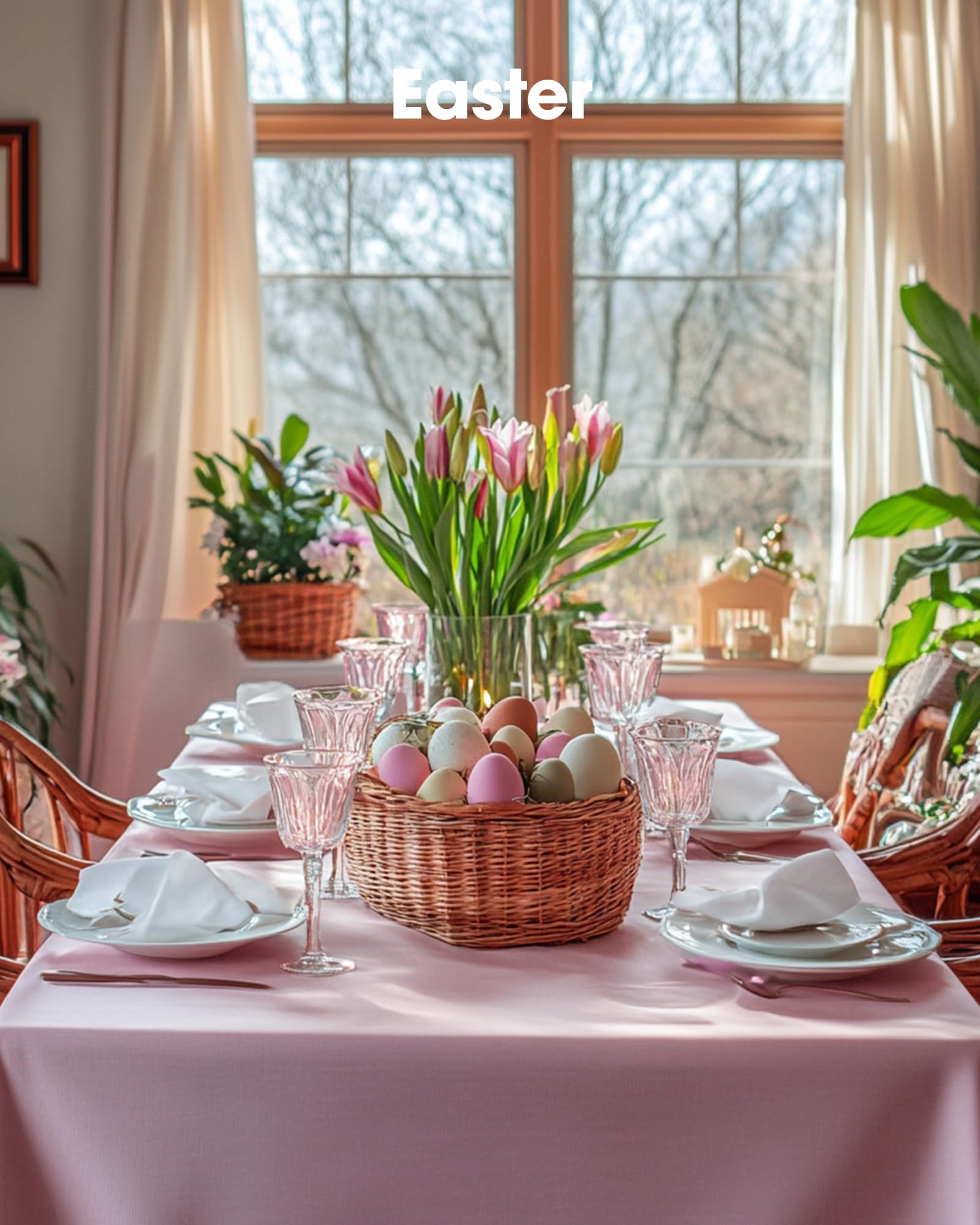 Mantel plástico rosa, perfecto para fiestas y reuniones