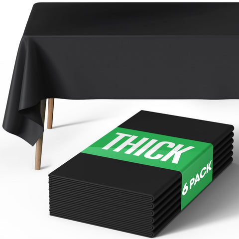 Mantel rectangular Pureegg negro 60x84, resistente y fácil de limpiar para exterior.