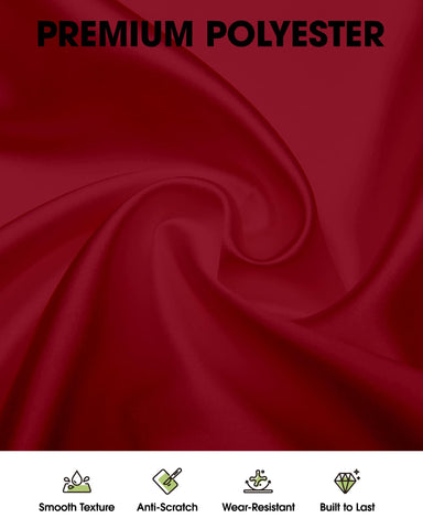 Pureegg mantel rectangular 60x84 rojo con tela suave y duradera
