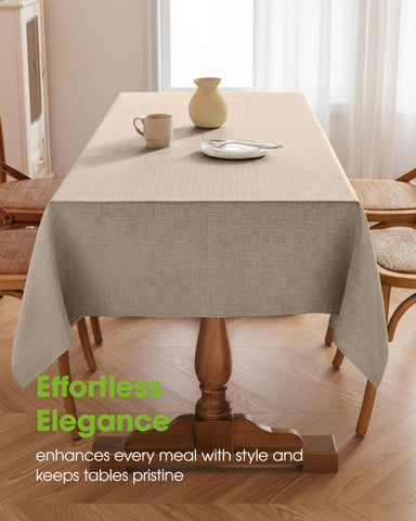 Pureegg mantel rectangular impermeable a manchas para eventos.
