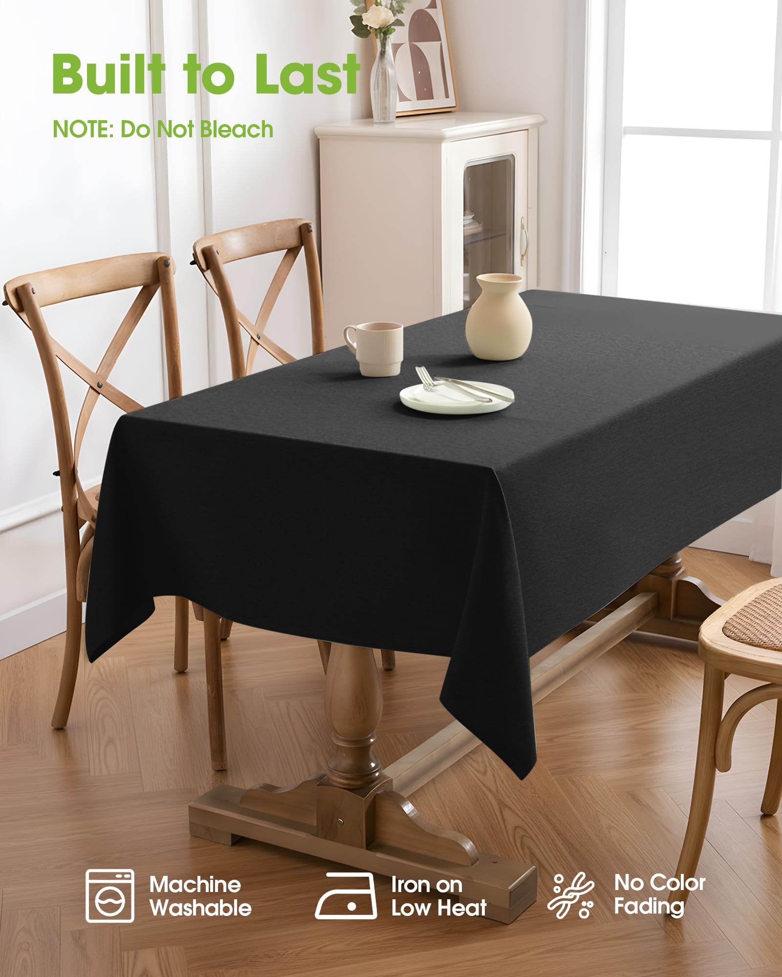Mantel Pureegg con bordes cosidos añade elegancia y durabilidad