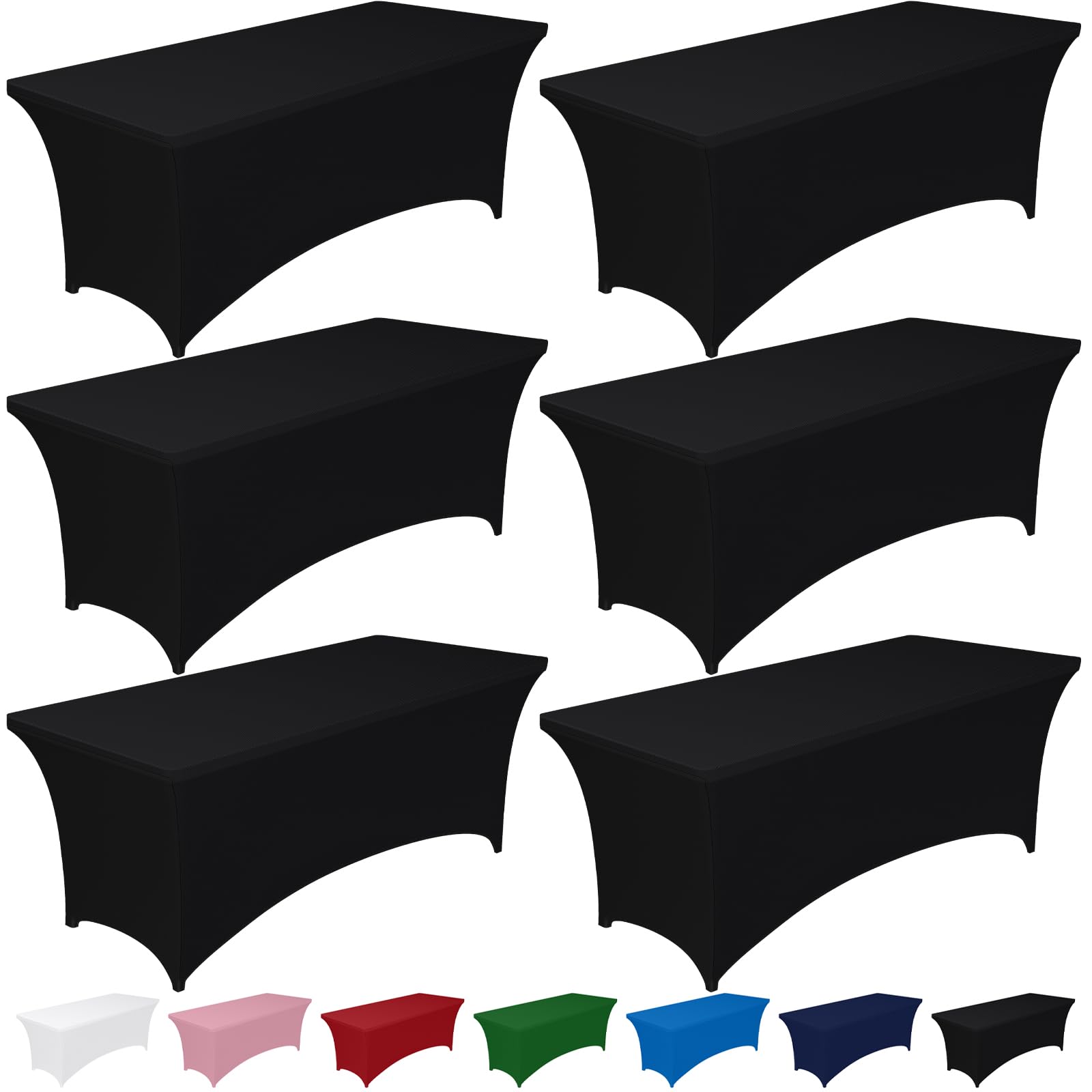 Pureegg mantel spandex 6ft, imagen general, aspecto profesional para eventos.