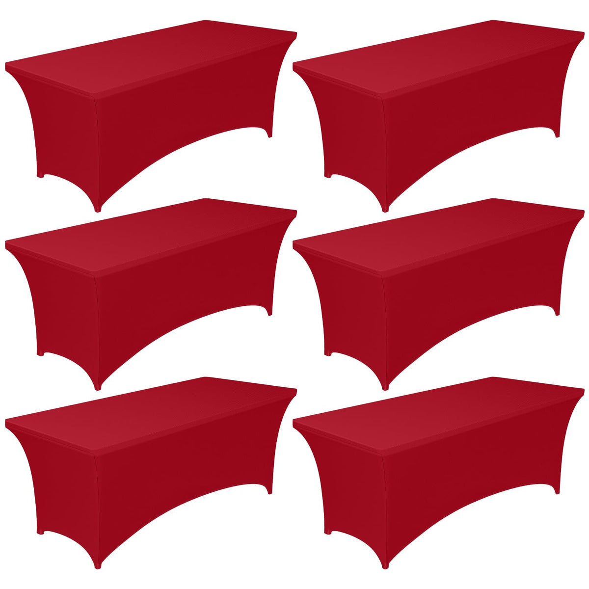 mantel spandex para mesa de 6 pies, ajuste perfecto para exteriores