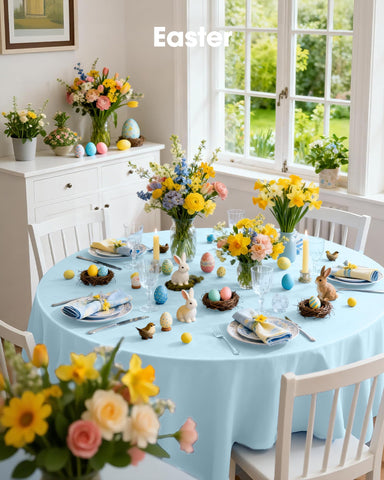 Mantel Pureegg se adapta a distintos tipos de mesa para eventos