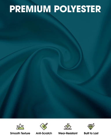 Textura de poliéster duradera de Pureegg, tacto suave y aspecto lujoso.