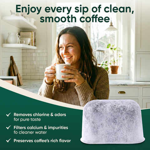PureHQ cartucho junto a taza para comparar tamaño y facilidad de uso