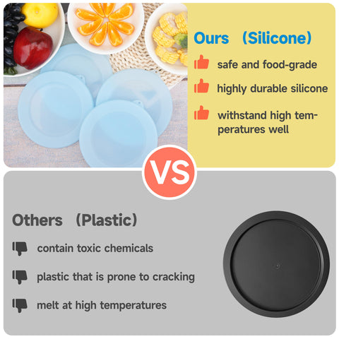 Purekra tapa silicona para Corelle 18oz: apta para microondas y calentamiento seguro.