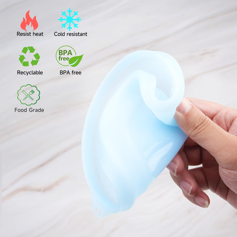 Purekra tapa silicona para Corelle 18oz: diseño higiénico y práctico.