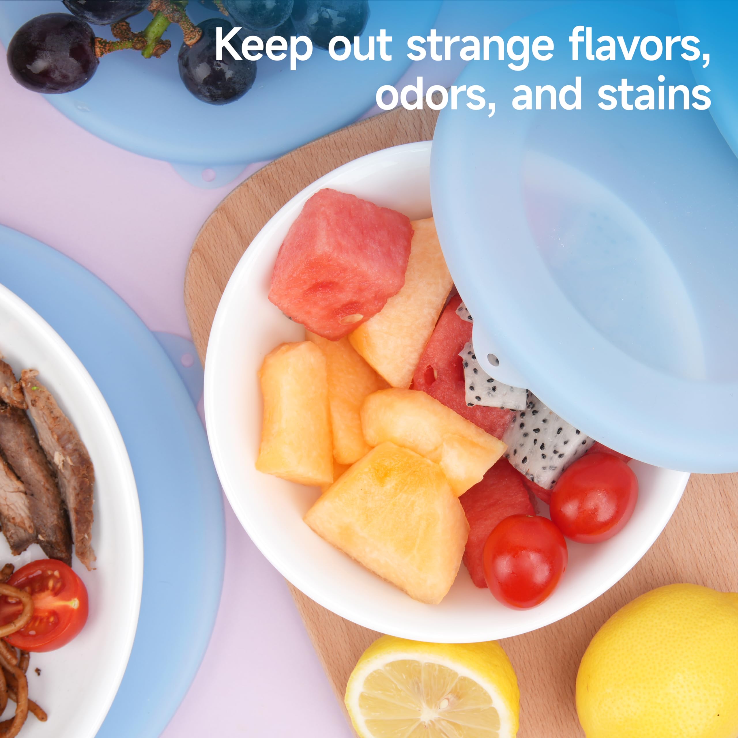 Purekra tapas silicona 4 unidades para Corelle, conjunto práctico para la cocina.