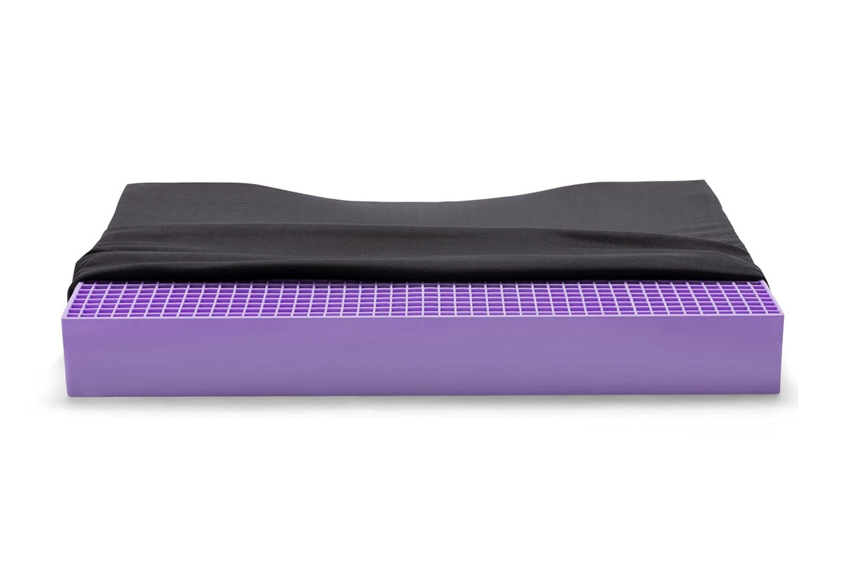 Purple almohadilla de asiento maximo mejora la ergonomia para uso prolongado.